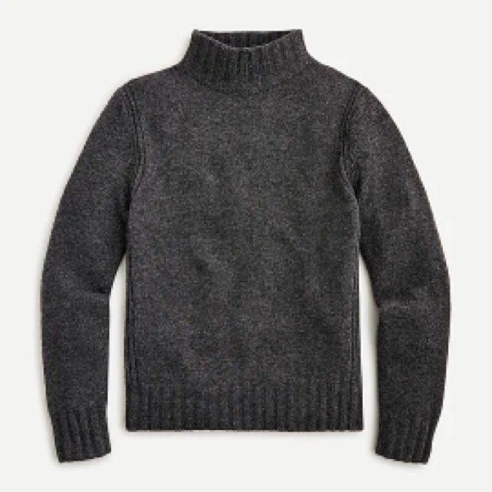 J. Crew Red Mockneck Sweater in Supersoft Yarn - Picture 2 of 7